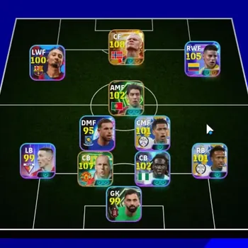 eFootball Accounts Legends & Iconic Players Android|Power 3141|Big Time Erling Haaland|2 Epic Jaap Stam,Rui Costa|3 Show