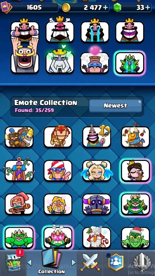 Clash Royale Accounts Lv 1605|Trophy 1286|KTL 15|Card 121|8 Max|4 Hero 1 image 11
