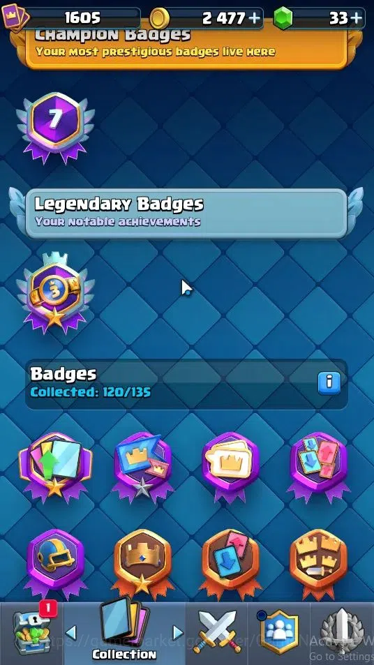 Clash Royale Accounts Lv 1605|Trophy 1286|KTL 15|Card 121|8 Max|4 Hero 1 image 14