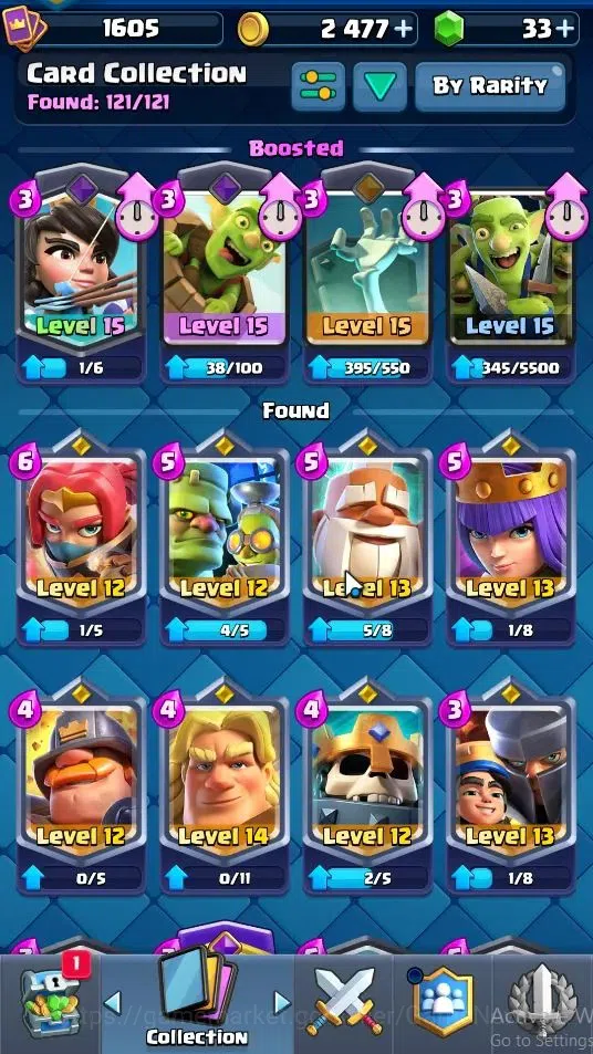 Clash Royale Accounts Lv 1605|Trophy 1286|KTL 15|Card 121|8 Max|4 Hero 1 image 17