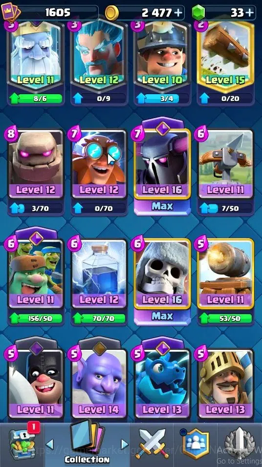 Clash Royale Accounts Lv 1605|Trophy 1286|KTL 15|Card 121|8 Max|4 Hero 1 image 19