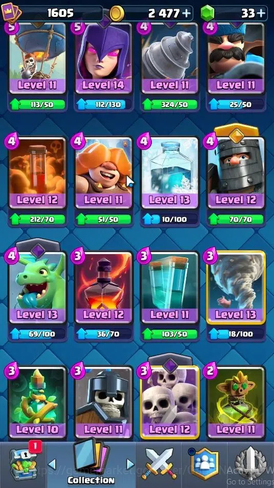Clash Royale Accounts Lv 1605|Trophy 1286|KTL 15|Card 121|8 Max|4 Hero 1 image 20