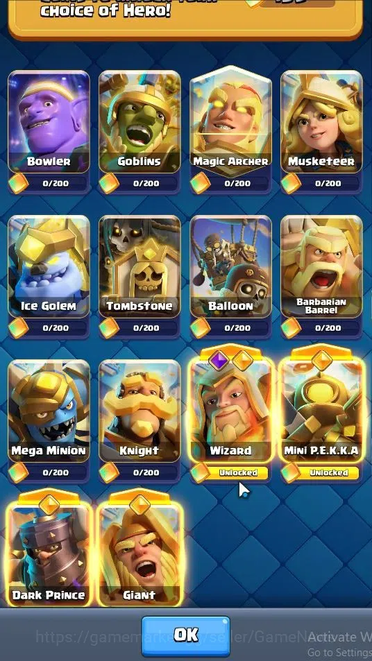 Clash Royale Accounts Lv 1605|Trophy 1286|KTL 15|Card 121|8 Max|4 Hero 1 image 6