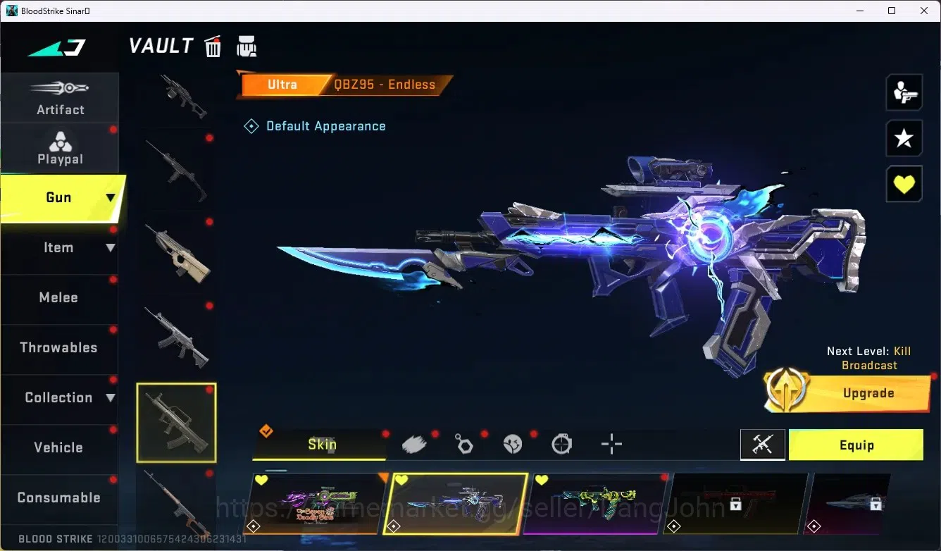 Blood Strike Accounts ASIA|3 Collab Gun[7DS&EVA]|3 Limited Gun|7 Ultra G image 12