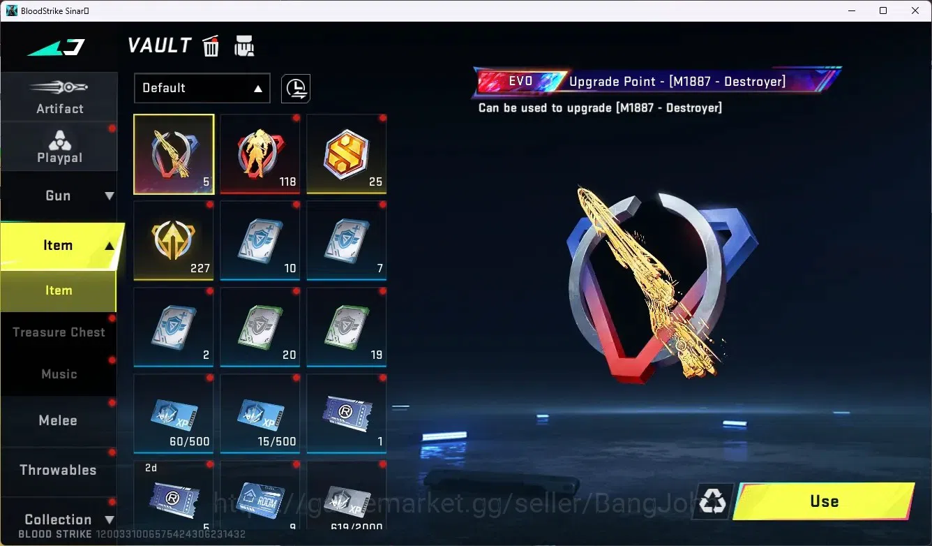 Blood Strike Accounts ASIA|3 Collab Gun[7DS&EVA]|3 Limited Gun|7 Ultra G image 15
