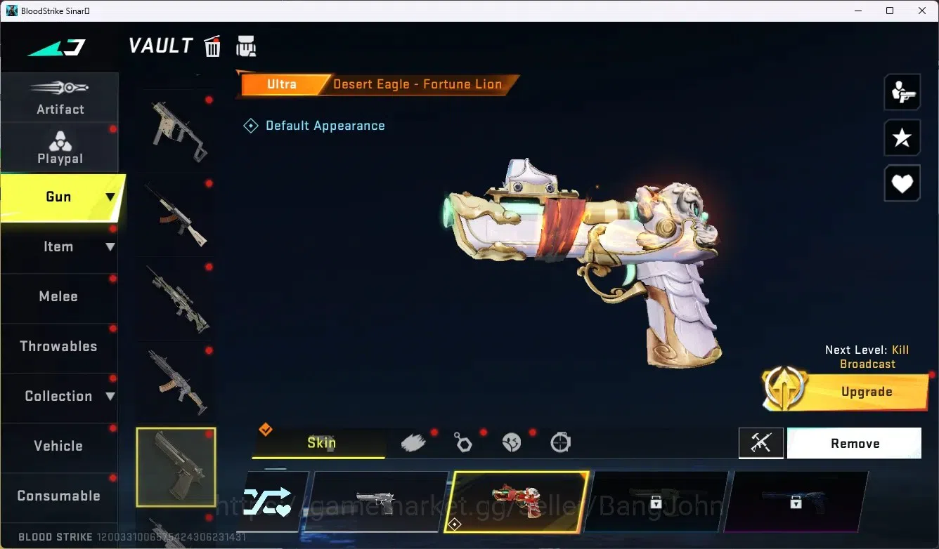 Blood Strike Accounts ASIA|3 Collab Gun[7DS&EVA]|3 Limited Gun|7 Ultra G image 4