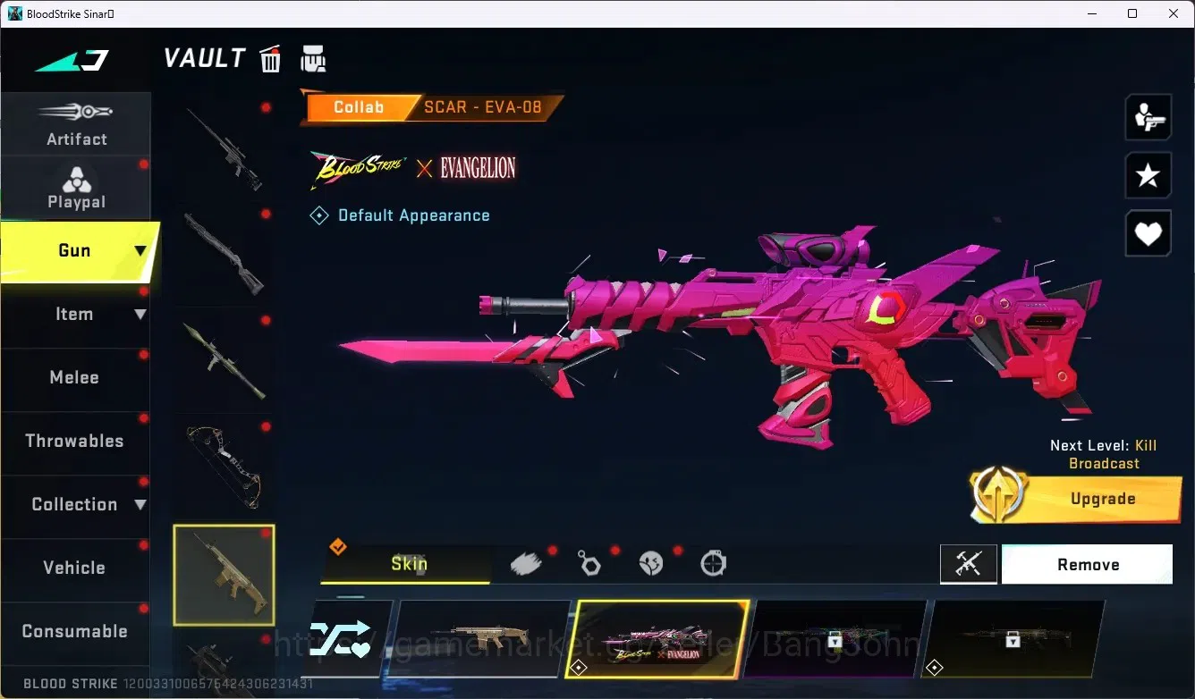 Blood Strike Accounts ASIA|3 Collab Gun[7DS&EVA]|3 Limited Gun|7 Ultra G image 5