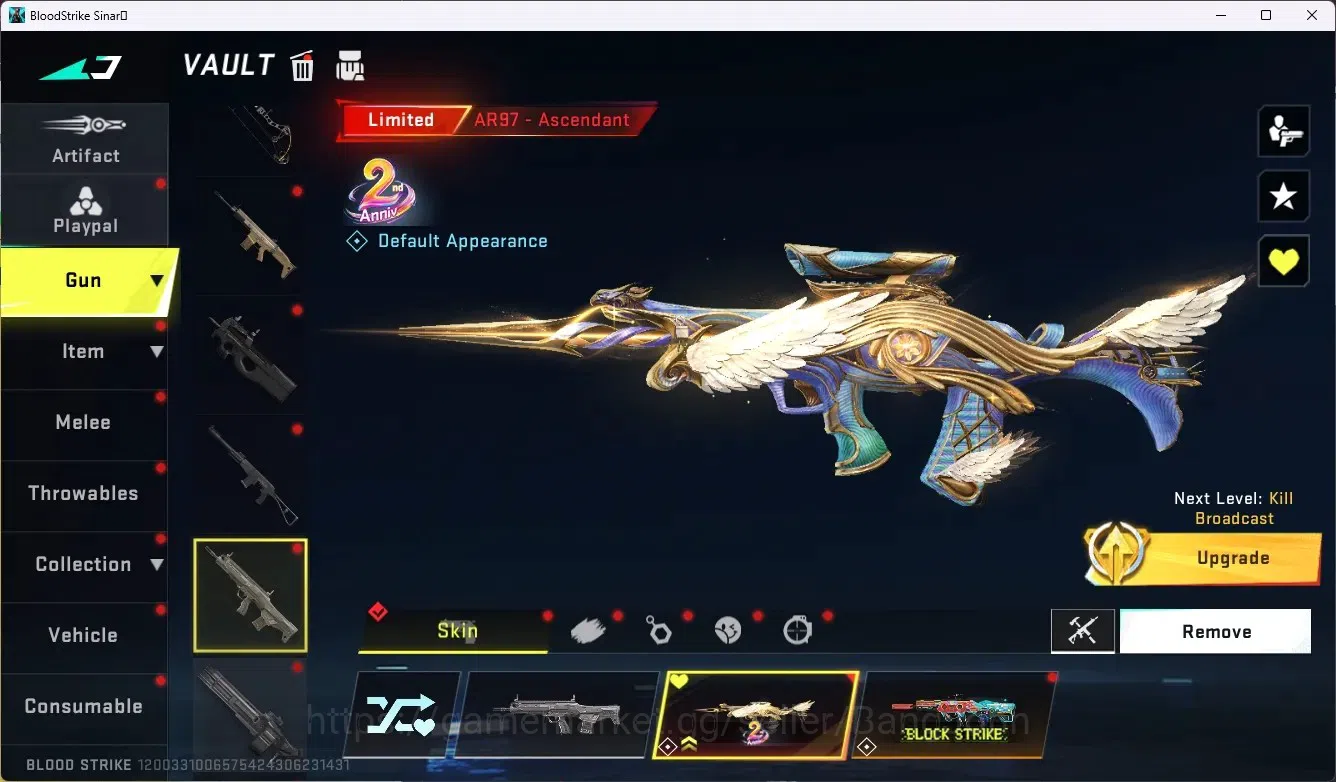 Blood Strike Accounts ASIA|3 Collab Gun[7DS&EVA]|3 Limited Gun|7 Ultra G image 6