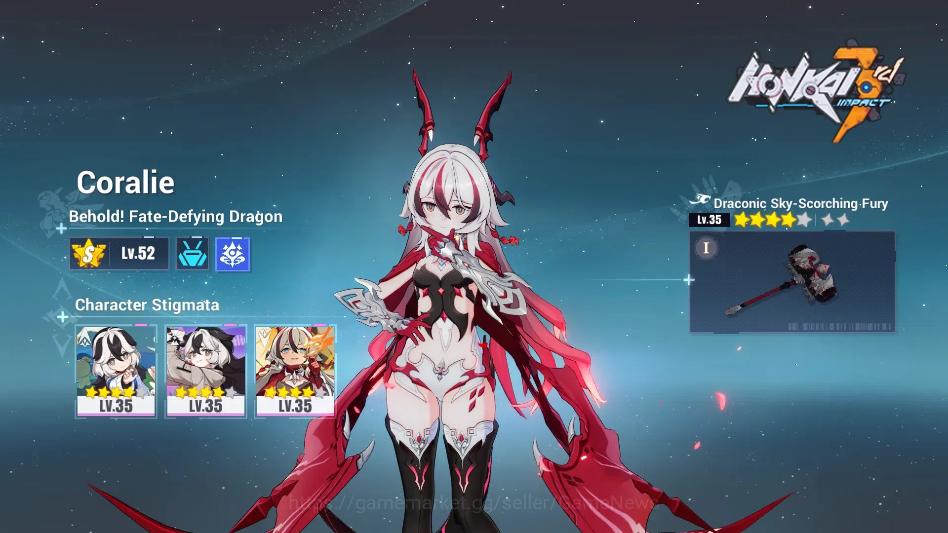 Honkai Impact 3rd Accounts SEA Lv53|5,8K Crystal|3 Fullset|Coralie Behold FDD image 16