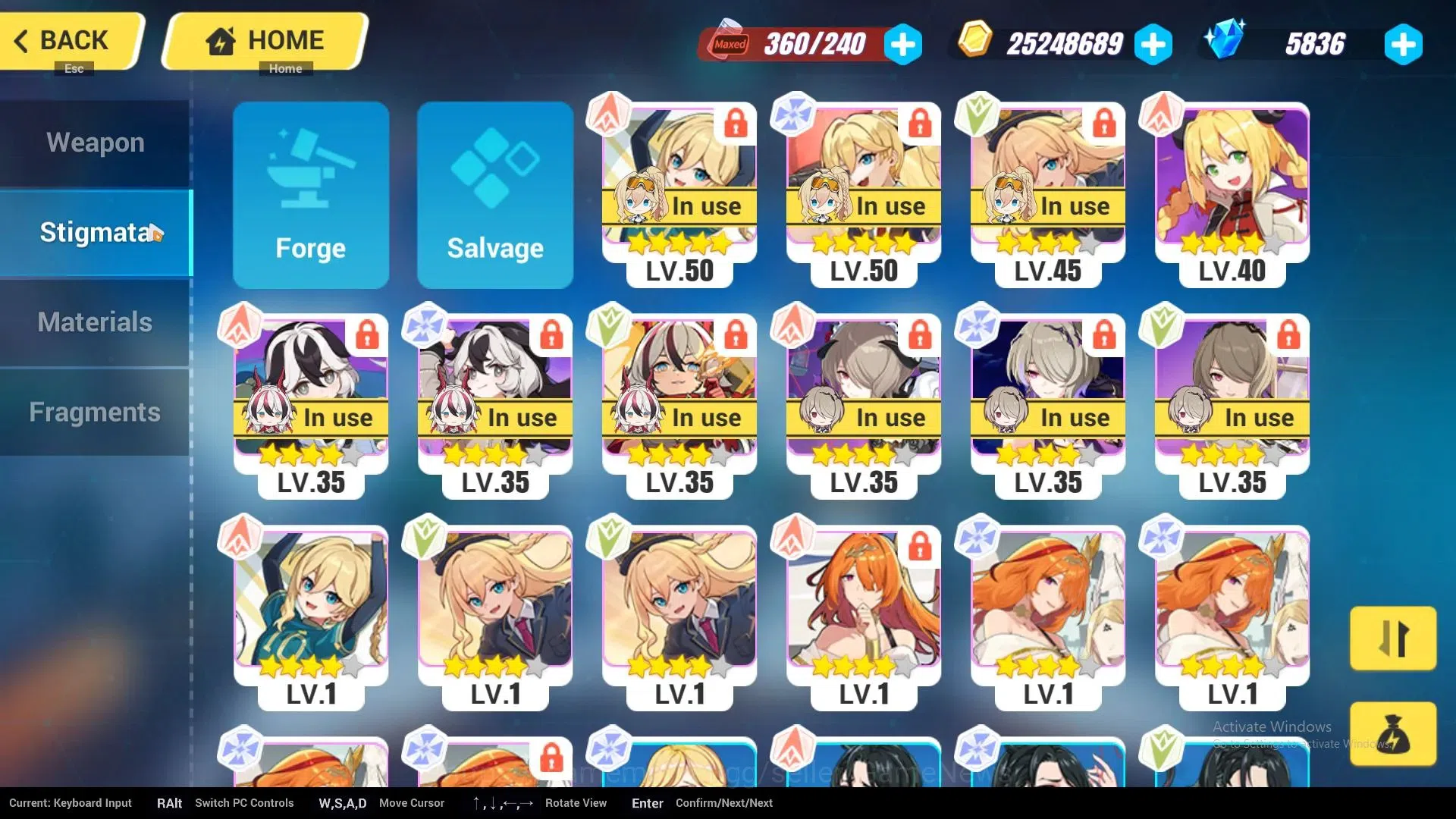 Honkai Impact 3rd Accounts SEA Lv53|5,8K Crystal|3 Fullset|Coralie Behold FDD image 7