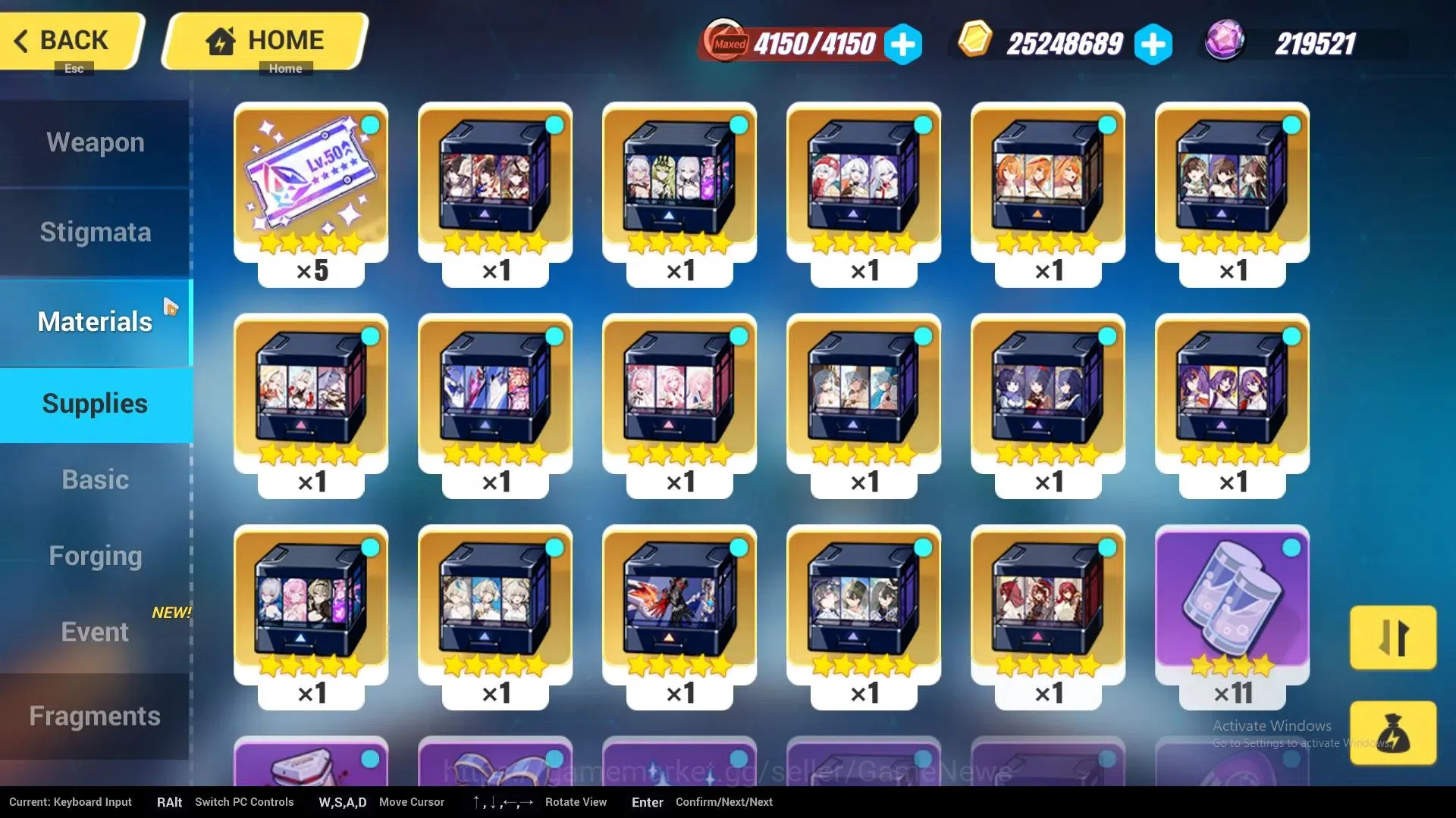 Honkai Impact 3rd Accounts SEA Lv53|5,8K Crystal|3 Fullset|Coralie Behold FDD image 8