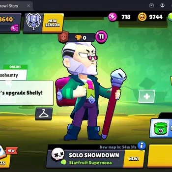 Brawl Stars Accounts Trophy 3640 |30 Brawlers|1 Hypercharge(Frank)|Legendary(Nita),Mythic(Otis),8 Epic Skins|8986 B|Proteck