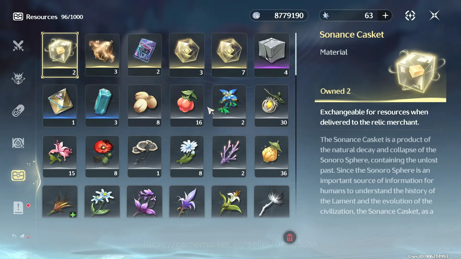 Wuthering Waves Accounts SEA |UL 60 Mid-Game | Rank 6 | Shorekeeper L80, Ca image 9