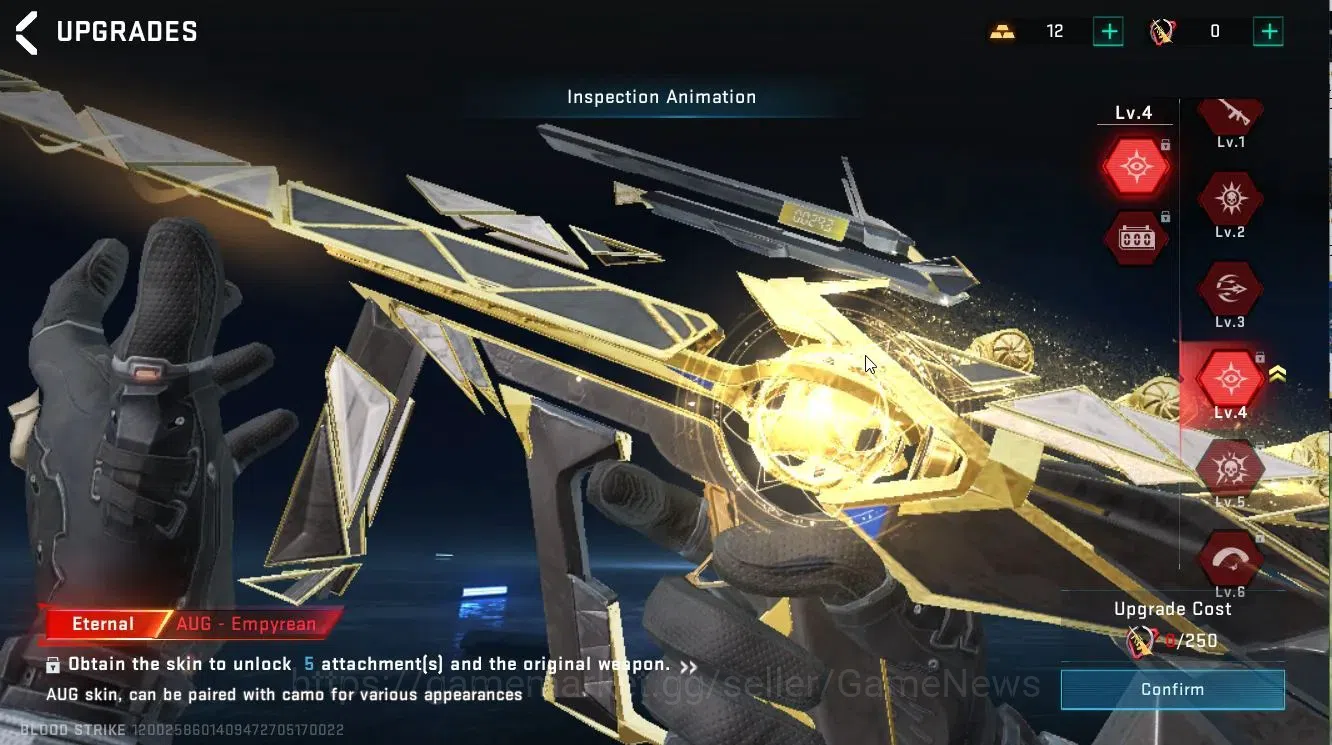 Blood Strike Accounts ASIA|3 ETERNAL[M700 Lv6-MAX, P90 Lv4, AUG Lv4|+6 U image 13