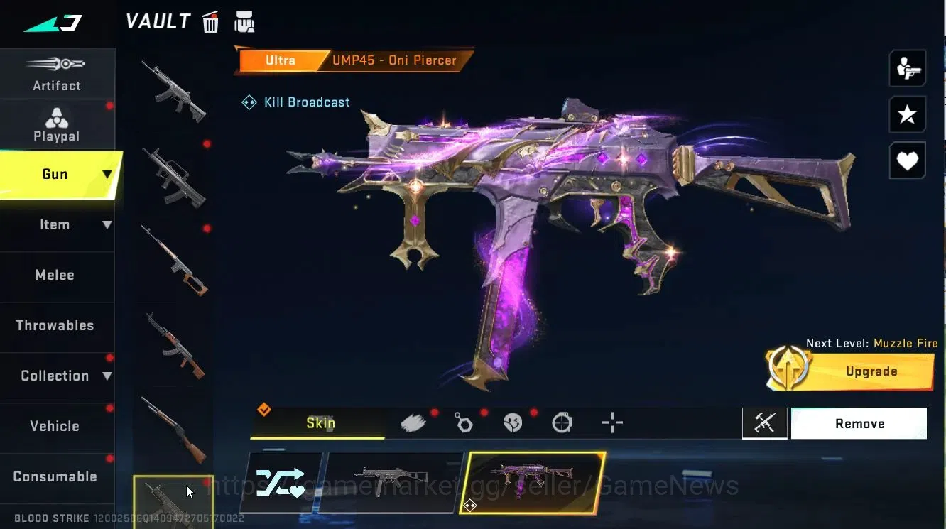 Blood Strike Accounts ASIA|3 ETERNAL[M700 Lv6-MAX, P90 Lv4, AUG Lv4|+6 U image 14