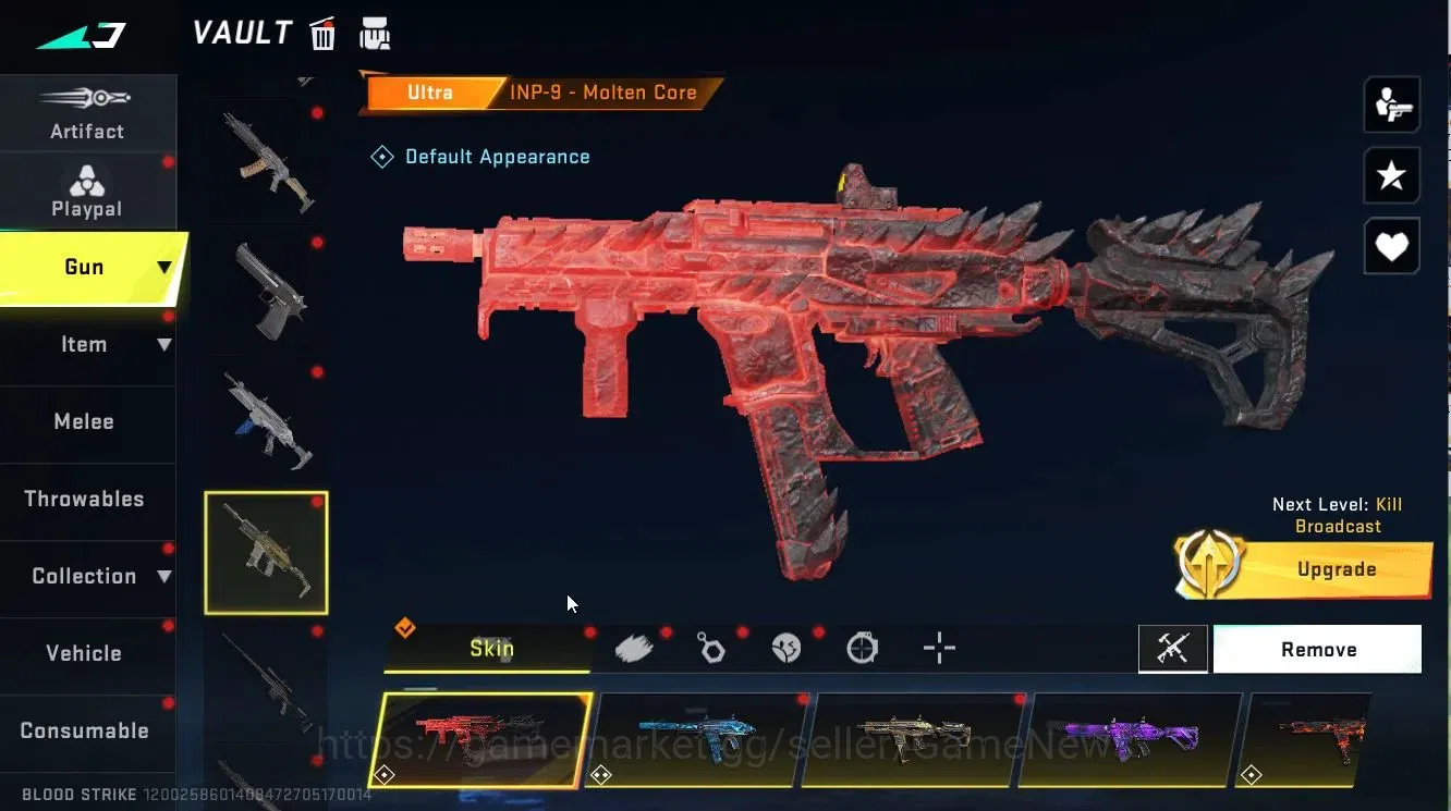 Blood Strike Accounts ASIA|3 ETERNAL[M700 Lv6-MAX, P90 Lv4, AUG Lv4|+6 U image 7