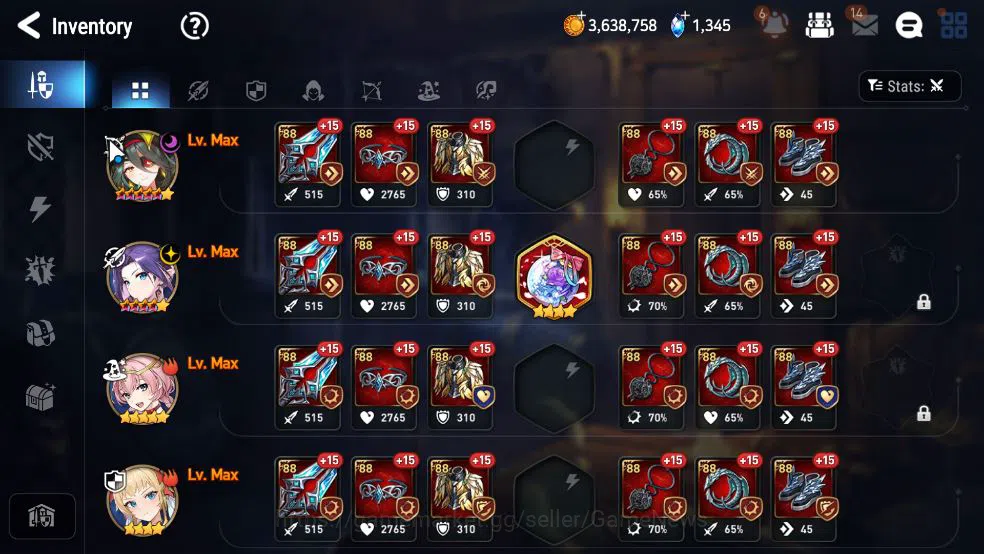 Epic Seven Accounts GLOBAL Unverif|New Era|2 ML(LOT Scales,PC Flan)+ T image 13