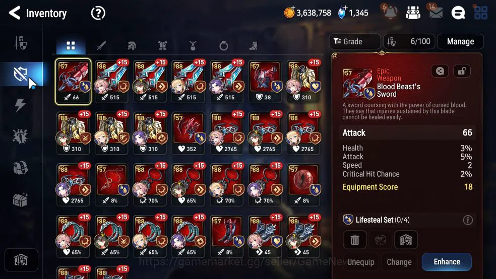 Epic Seven Accounts GLOBAL Unverif|New Era|2 ML(LOT Scales,PC Flan)+ T image 14