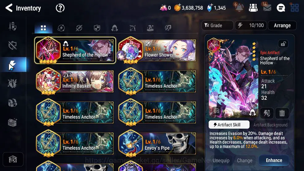 Epic Seven Accounts GLOBAL Unverif|New Era|2 ML(LOT Scales,PC Flan)+ T image 15