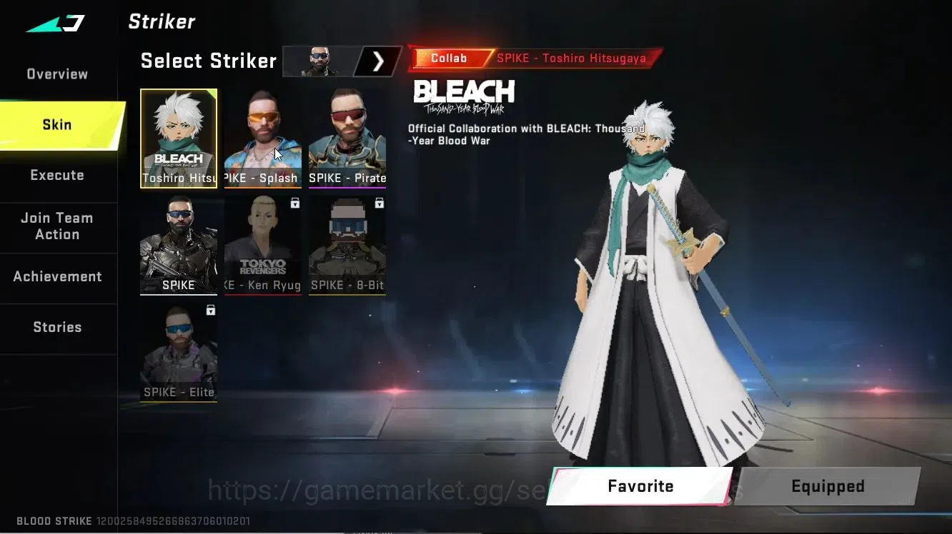 Blood Strike Accounts Asia|ETERNAL [MP5 Lv 4,DEagle]|Collab BLEACH[Byaku image 16