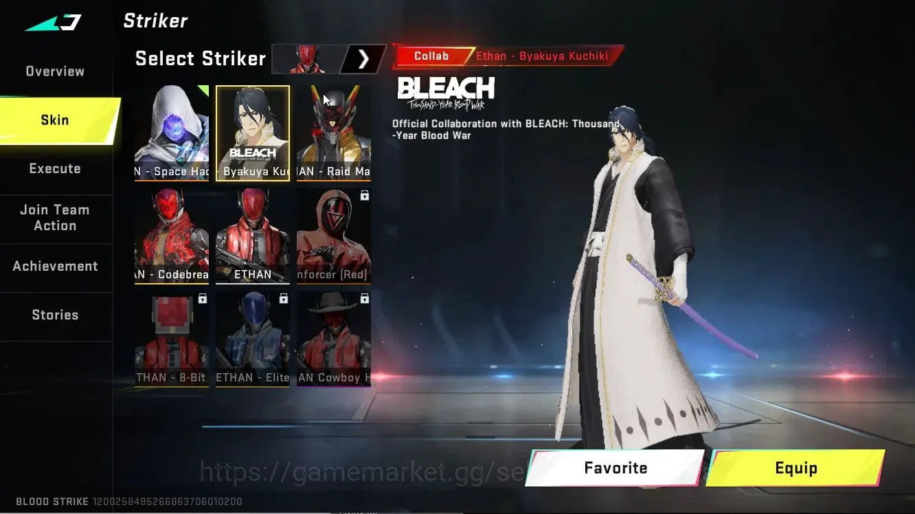 Blood Strike Accounts Asia|ETERNAL [MP5 Lv 4,DEagle]|Collab BLEACH[Byaku image 9