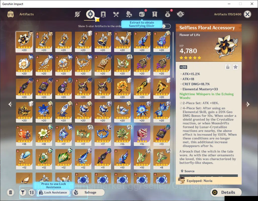 Genshin Impact Accounts ASIA|AR 55|5 Limit+3(*5Wep)|Neuvillete,Nahida,Navi image 6
