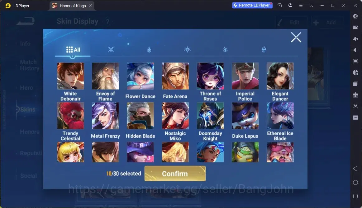 Honor of Kings Accounts Global | 88H 73S | Legend Consort Yu, KIC Luna, LN image 13