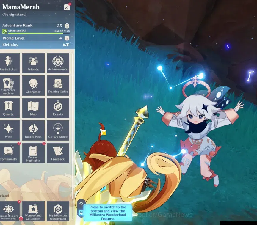 Genshin Impact Accounts ASIA|AR 35|1 Limited + 1 (*5Weapon)|Mavuika|Disast image 1