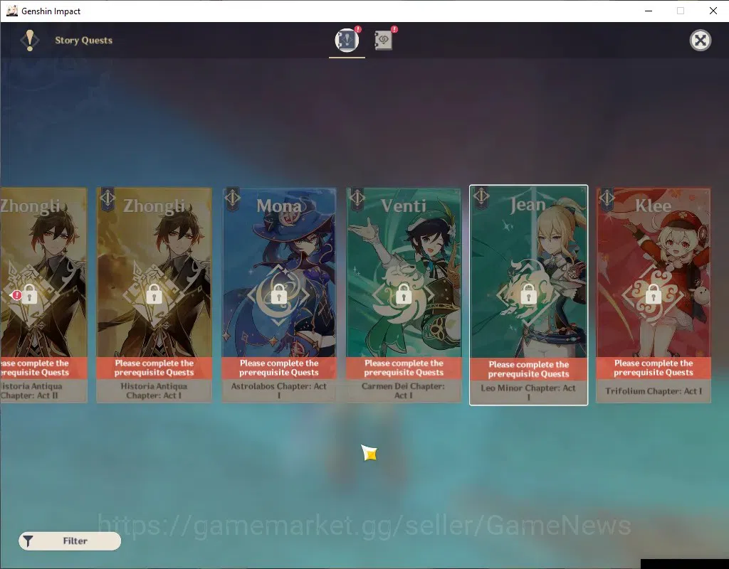 Genshin Impact Accounts ASIA|AR 35|1 Limited + 1 (*5Weapon)|Mavuika|Disast image 15