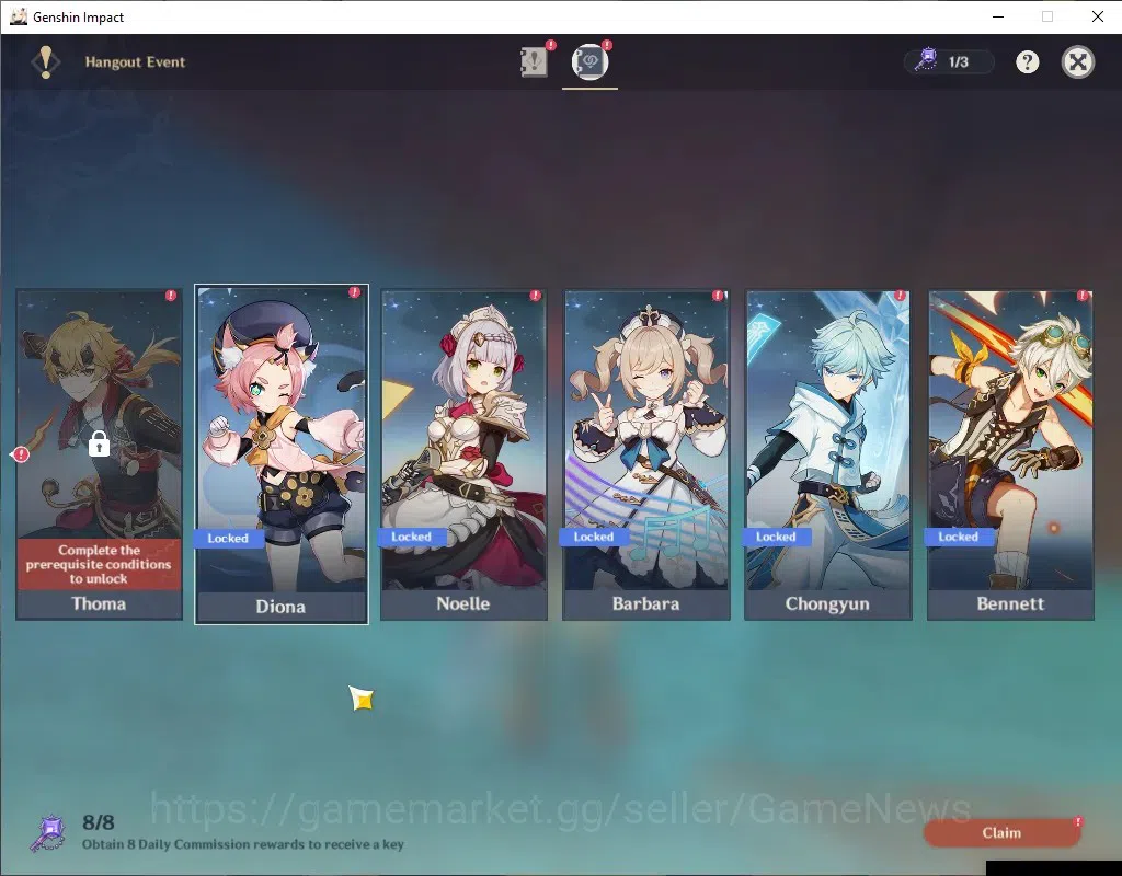 Genshin Impact Accounts ASIA|AR 35|1 Limited + 1 (*5Weapon)|Mavuika|Disast image 16