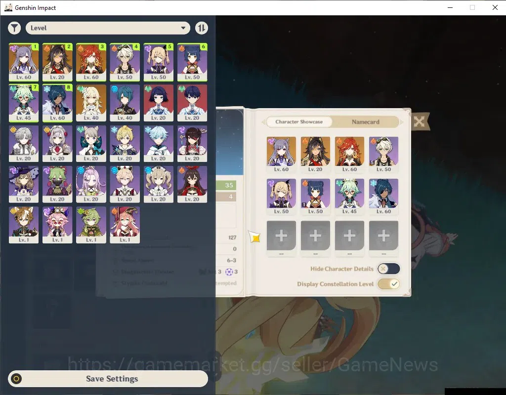 Genshin Impact Accounts ASIA|AR 35|1 Limited + 1 (*5Weapon)|Mavuika|Disast image 2