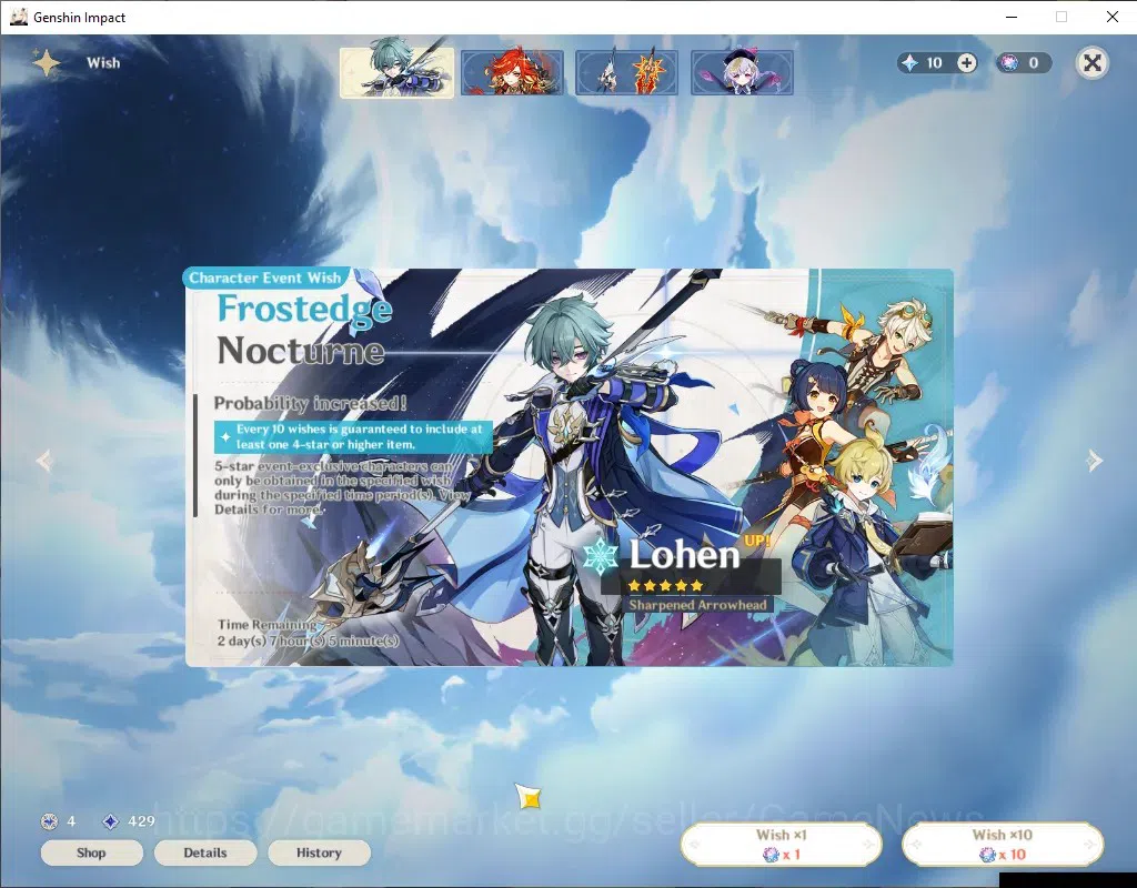 Genshin Impact Accounts ASIA|AR 35|1 Limited + 1 (*5Weapon)|Mavuika|Disast image 9