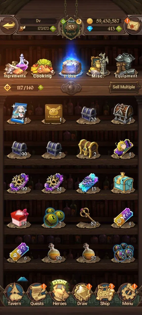 The Seven Deadly Sins: Grand Cross Accounts ASIA | 732K CC | 1 LR Elizabeth | 3 UR, ODK, Salos image 12