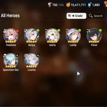 Epic Seven Accounts Starter Global|Unverif|Fresh Starter 2ML(Lisette,Specimen Sez)|PoH+Bless ON|MoR 11|Theater