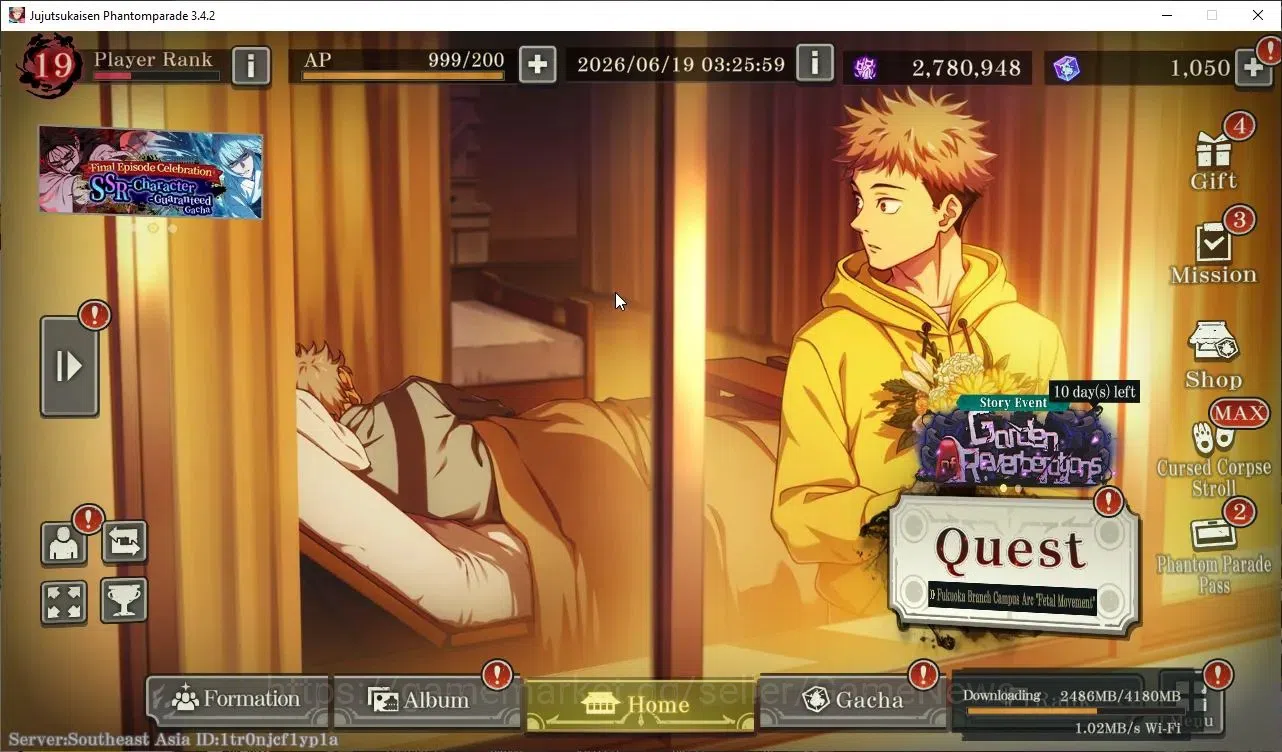 Jujutsu Kaisen: Phantom Parade Accounts SEA |PR 19|1K Cube|12 SSR 2 Limited|Within Infinit image 1