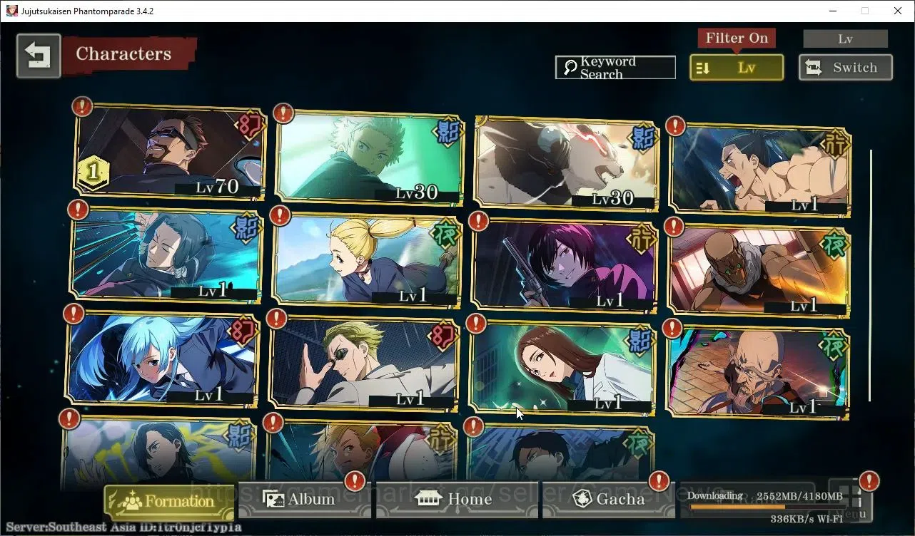 Jujutsu Kaisen: Phantom Parade Accounts SEA |PR 19|1K Cube|12 SSR 2 Limited|Within Infinit image 3