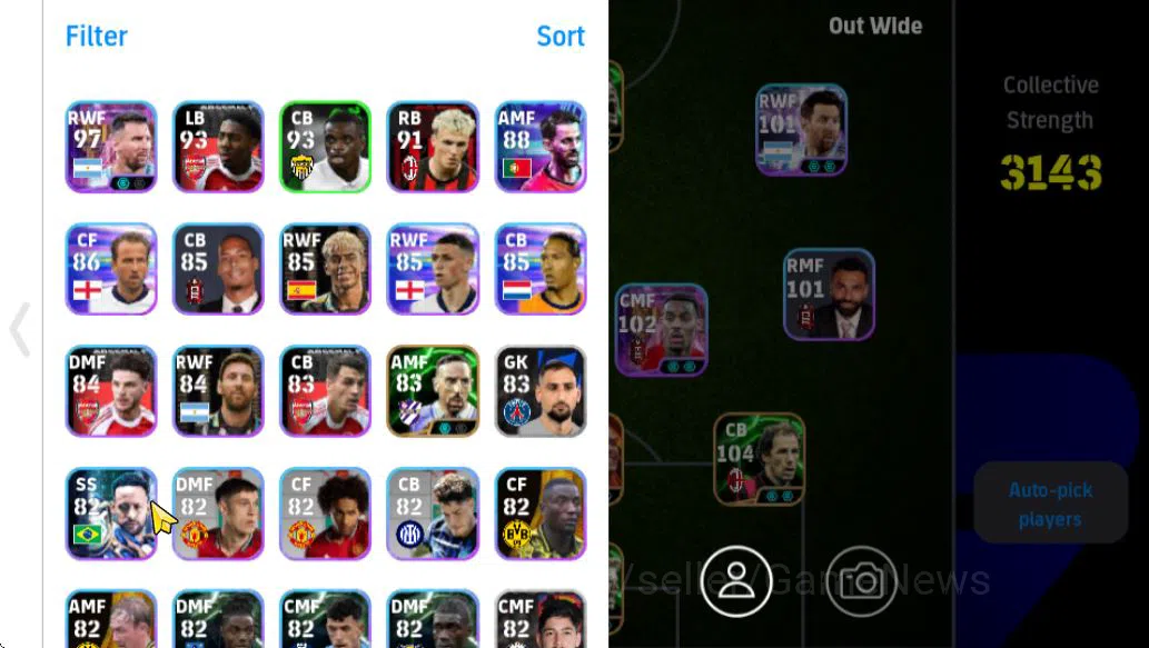 eFootball Accounts Mid-Tier Mobile|Big Time Virgil Van Dijk(Long-Reach Tackle),Franco Baresi(Fortress),David Villa(Blitz 2