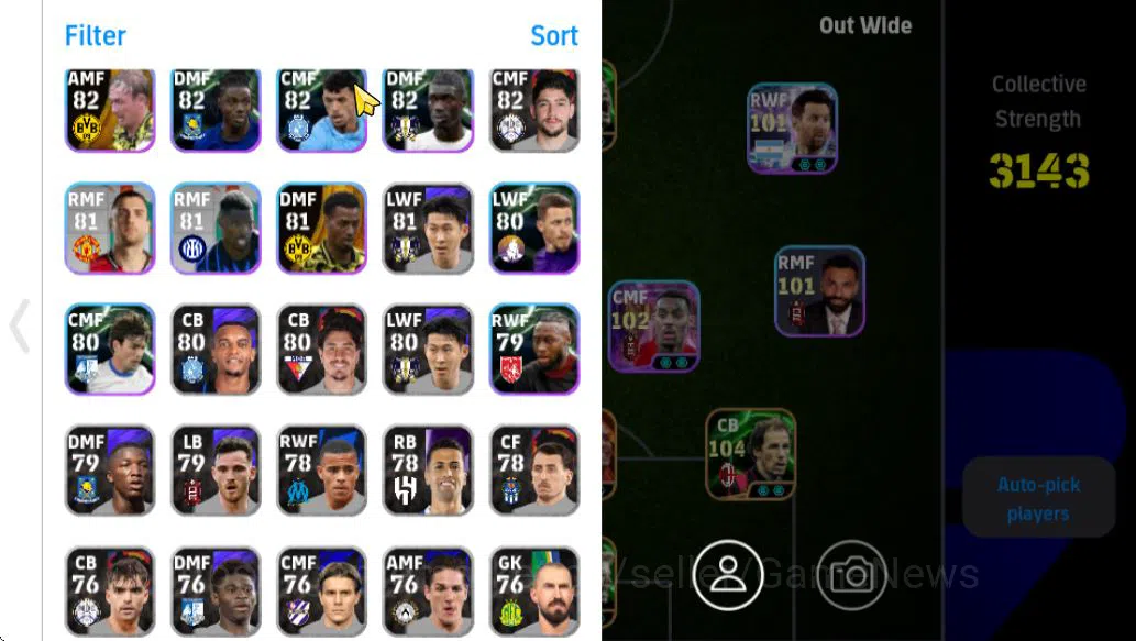 eFootball Accounts Mid-Tier Mobile|Big Time Virgil Van Dijk(Long-Reach Tackle),Franco Baresi(Fortress),David Villa(Blitz 3