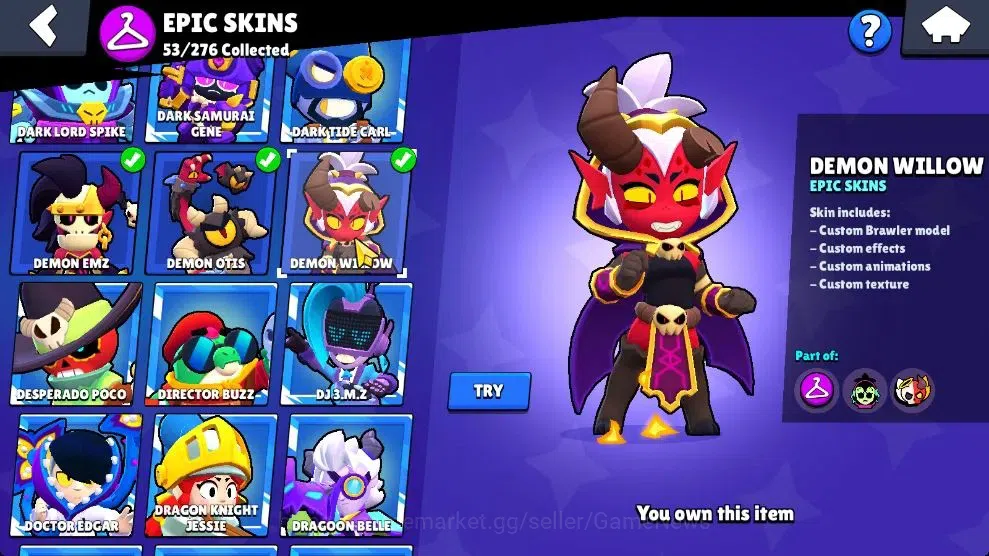 Brawl Stars Accounts Lvl 180 35K Trophy|95 Brawlers 24 Max Lvl|UL Kaze| image 19