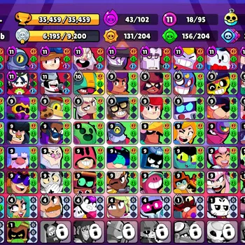 Brawl Stars Accounts Lvl 180 35K Trophy|95 Brawlers 24 Max Lvl|UL Kaze| image 1