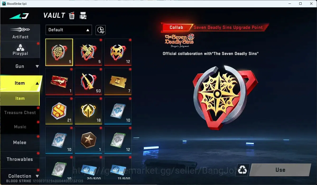 Blood Strike Accounts ASIA|ETHERNAL,KALA,SPEAR|LIMITED RPK|COLLAB,SCAR|U image 15
