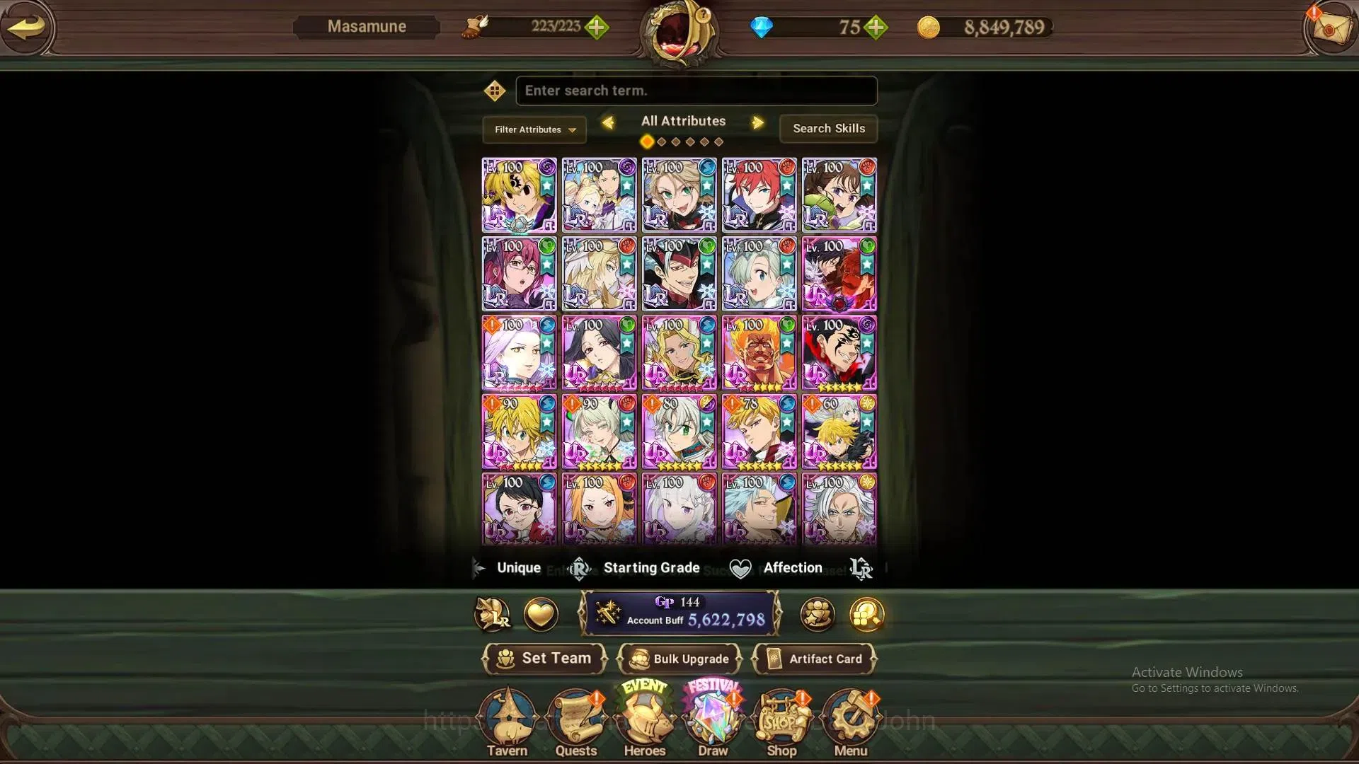 The Seven Deadly Sins: Grand Cross Accounts Global | 5.6M CC |LR 10+UR 10|LR Hijack 6/6,Nemesi image 11