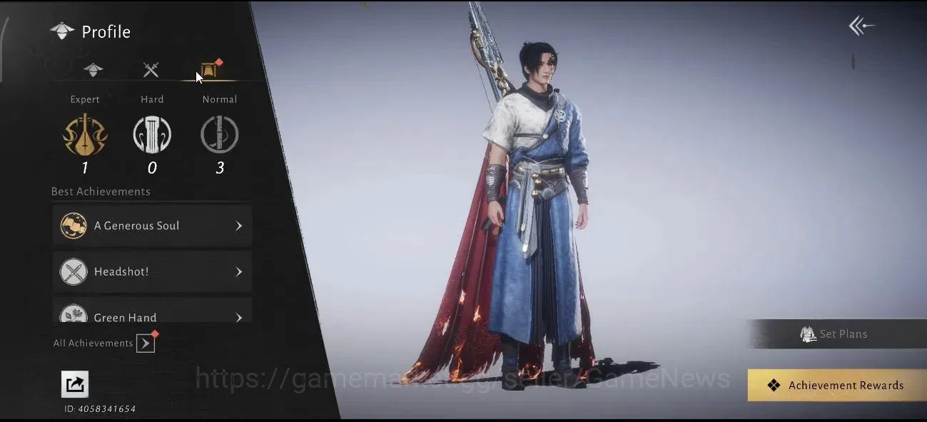 Where Winds Meet Accounts GLOBAL|Lv 5|GS 3676|Martial Destiny|Anthem of Ages image 3