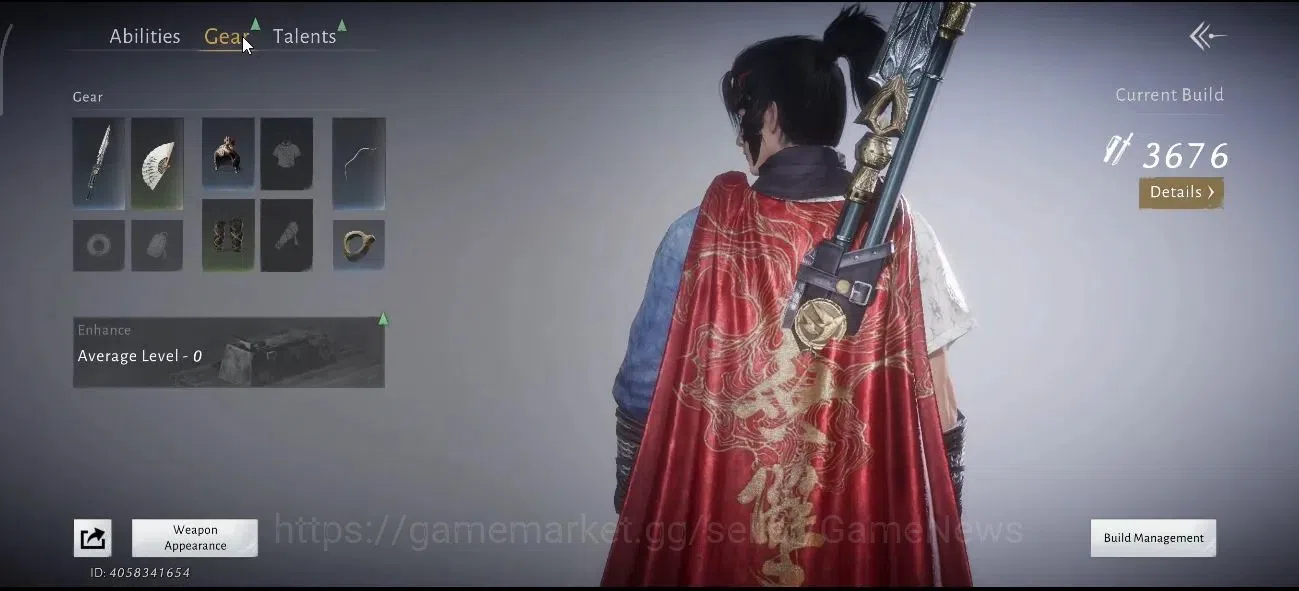 Where Winds Meet Accounts GLOBAL|Lv 5|GS 3676|Martial Destiny|Anthem of Ages image 5