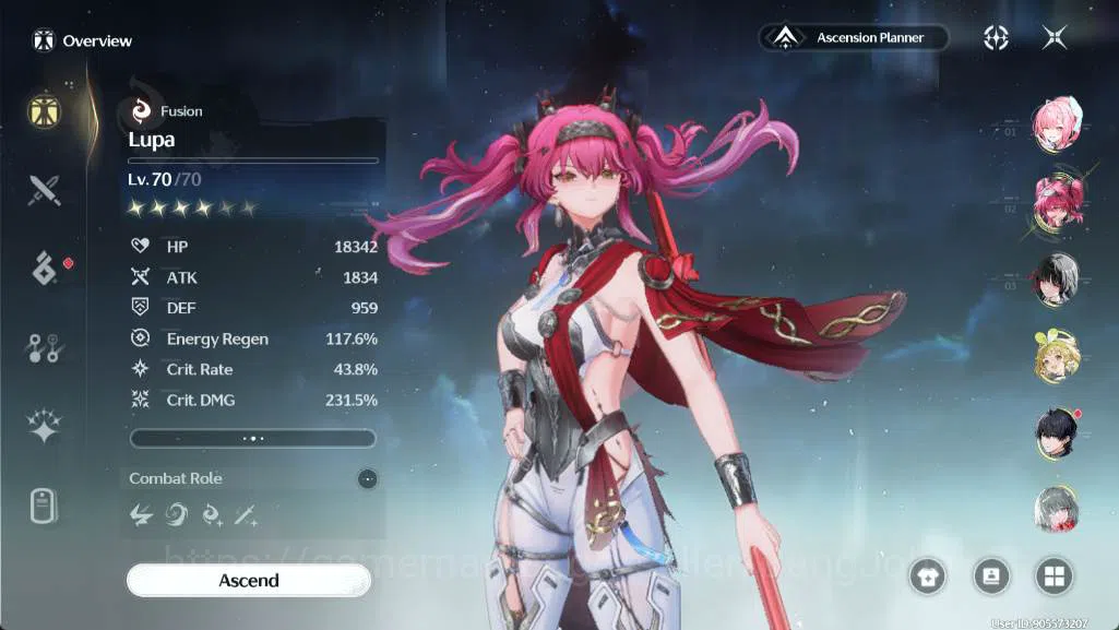 Wuthering Waves Accounts SEA|Union LVL 48|Rank 5|Chisa,Lupa,Verina,Phrolova image 20