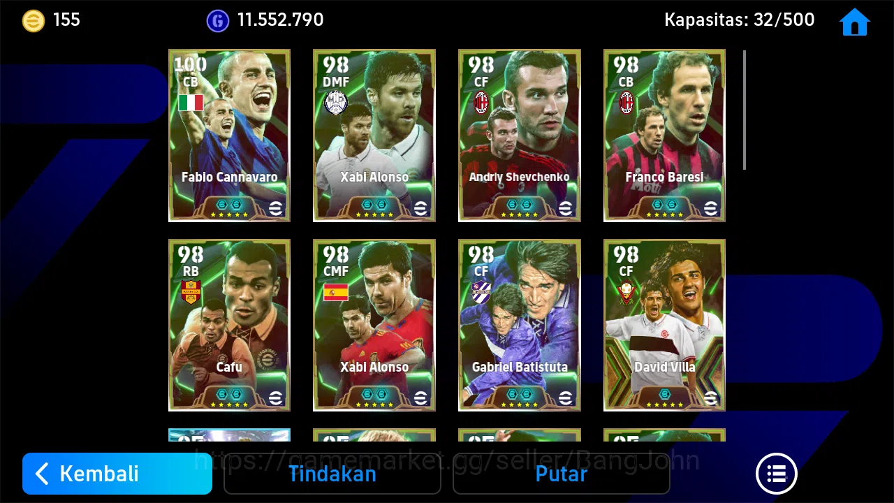 eFootball Accounts Android Pwr 3209 | Andriy Epic | Xavi Showtime | K image 3