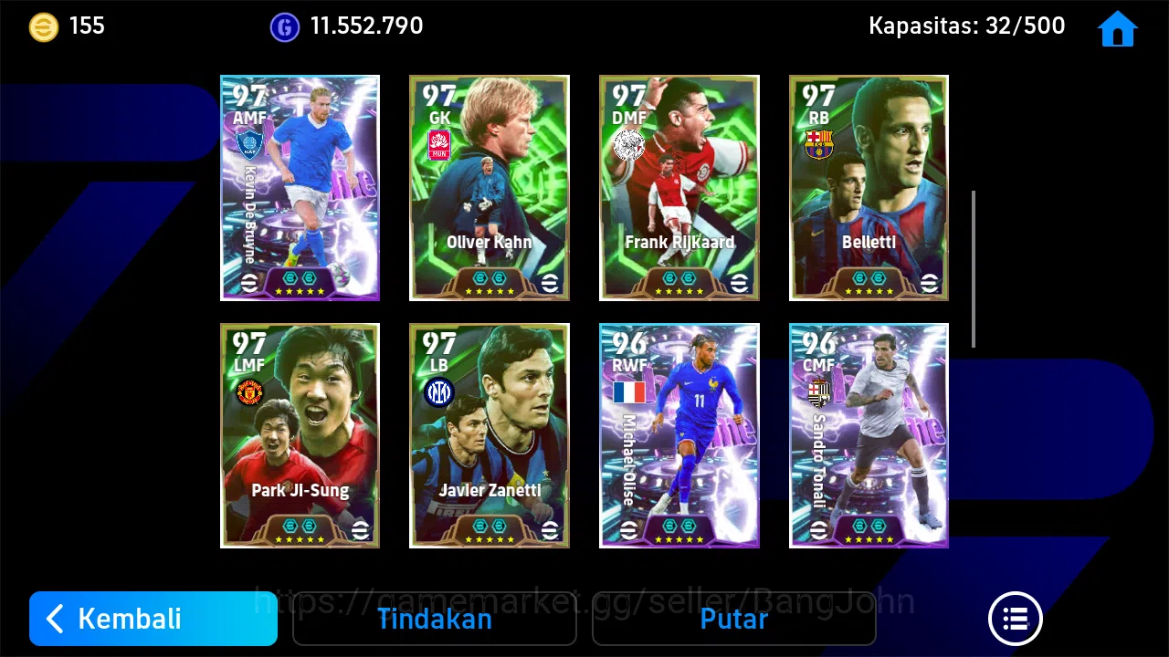 eFootball Accounts Android Pwr 3209 | Andriy Epic | Xavi Showtime | K image 4