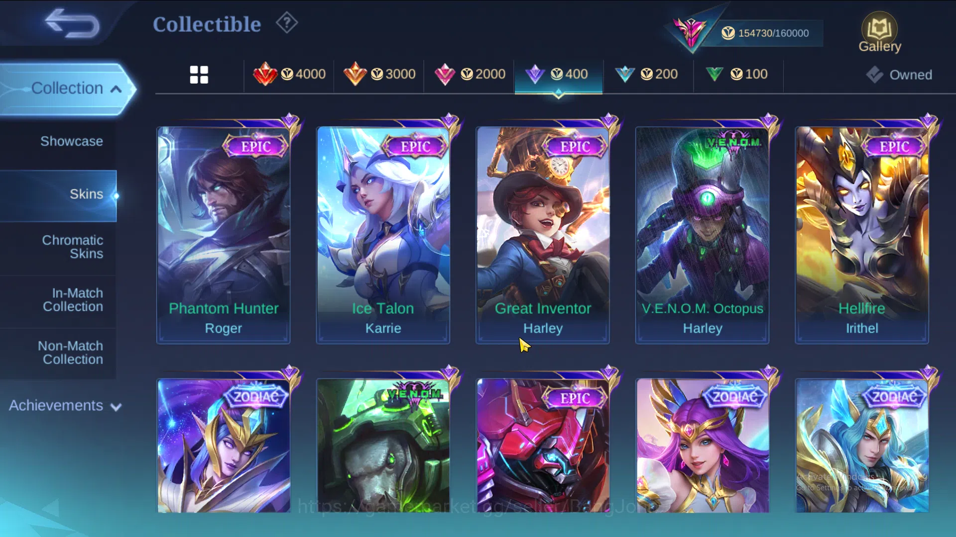 Mobile Legends: Bang Bang Accounts Hero 131 | Skin 473 | Legend Franco | Legend Luno image 15