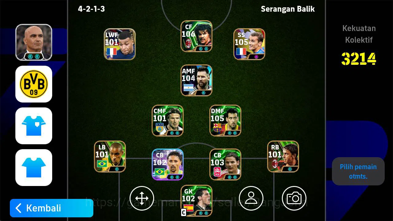 Power 3214| joe liminton show, gullit epic, griezman blitz, busquest epic, messi blitz argen, okhan epic, cafu epic, EFB1014B eFootball Others Power 3214| joe liminton show, gullit epic, griezm image 1