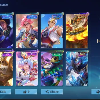 Mobile Legends: Bang Bang Accounts Others Global|25 Skin|Junior|Epic Nana Uranus,Blazing Franco,Special Bruno Chou
